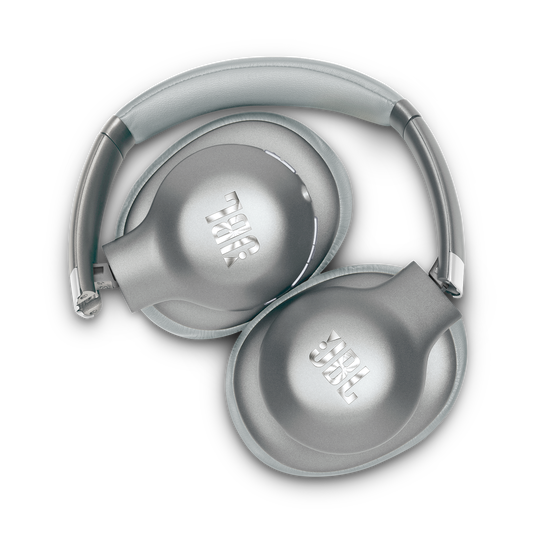 JBL EVEREST™ ELITE 750NC - Silver - Wireless Over-Ear Adaptive Noise Cancelling headphones - Detailshot 1